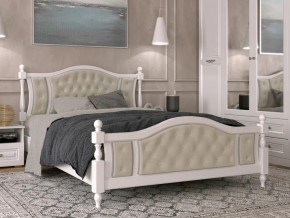 Кровать Жасмин 1600 Белый античный в Лангепасе - langepas.magazinmebel.ru | фото - изображение 1