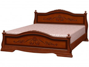 Кровать Карина-1 1600 Орех в Лангепасе - langepas.magazinmebel.ru | фото - изображение 1