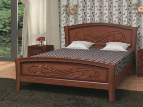 Кровать Карина-16 1600 Орех в Лангепасе - langepas.magazinmebel.ru | фото - изображение 1