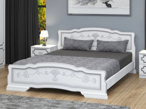 Кровать Карина-6 1200 Белый жемчуг в Лангепасе - langepas.magazinmebel.ru | фото - изображение 1