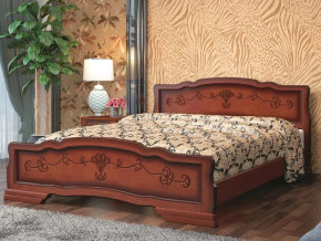 Кровать Карина-6 1400 Орех в Лангепасе - langepas.magazinmebel.ru | фото