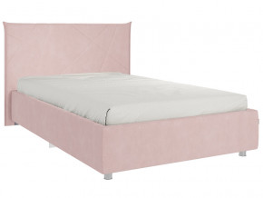 Кровать Квест 1200 велюр нежно-розовый в Лангепасе - langepas.magazinmebel.ru | фото