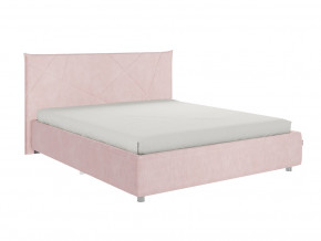 Кровать Квест 1600 велюр нежно-розовый в Лангепасе - langepas.magazinmebel.ru | фото