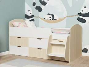 Кровать Малыш-7 Дуб-Белое дерево в Лангепасе - langepas.magazinmebel.ru | фото - изображение 1