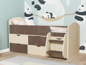 Кровать Малыш-7 Дуб-Бодега в Лангепасе - langepas.magazinmebel.ru | фото