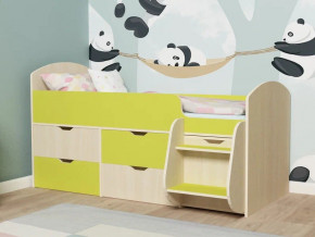 Кровать Малыш-7 Дуб-лайм в Лангепасе - langepas.magazinmebel.ru | фото - изображение 1