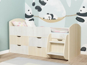 Кровать Малыш-7 Дуб-Винтерберг в Лангепасе - langepas.magazinmebel.ru | фото