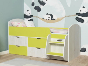 Кровать Малыш-7 Винтербер-Лайм в Лангепасе - langepas.magazinmebel.ru | фото - изображение 1