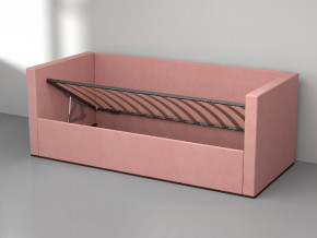 Кровать мягкая с подъёмным механизмом арт. 030 розовый в Лангепасе - langepas.magazinmebel.ru | фото - изображение 2