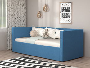 Кровать мягкая с подъёмным механизмом арт. 030 синий в Лангепасе - langepas.magazinmebel.ru | фото