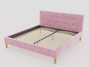 Кровать Пайли 1600 розовый в Лангепасе - langepas.magazinmebel.ru | фото