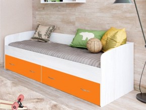 Кровать с выкатными ящиками Винтерберг, оранжевый в Лангепасе - langepas.magazinmebel.ru | фото - изображение 1