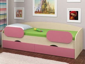Кровать Соня 2 дуб молочный-розовый в Лангепасе - langepas.magazinmebel.ru | фото - изображение 2