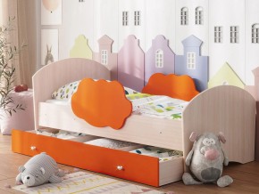 Кровать Тучка с ящиком дуб-оранж в Лангепасе - langepas.magazinmebel.ru | фото