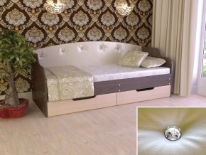 Кровать Юниор Тип 2 Венге/дуб молочный 800х1600 в Лангепасе - langepas.magazinmebel.ru | фото