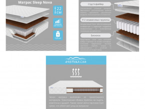 Матрас Sleep Nova шириной 1800 мм в Лангепасе - langepas.magazinmebel.ru | фото - изображение 2