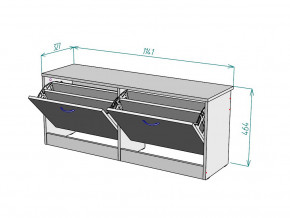 Обувница W55 в Лангепасе - langepas.magazinmebel.ru | фото - изображение 3