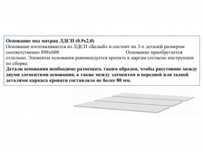 Основание из ЛДСП 0,9х2,0м в Лангепасе - langepas.magazinmebel.ru | фото