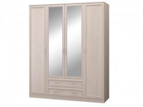 Шкаф 4-х дверный с зеркалом и ящиками Верона в Лангепасе - langepas.magazinmebel.ru | фото