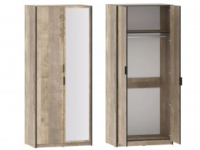 Шкаф для одежды Фолк НМ 014.03 фасад с зеркалом в Лангепасе - langepas.magazinmebel.ru | фото