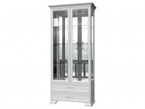 Шкаф с витриной 2 двери 4 стекла Грация в Лангепасе - langepas.magazinmebel.ru | фото - изображение 1