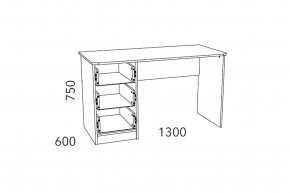 Стол письменный Фанк НМ 011.47-01 М2 в Лангепасе - langepas.magazinmebel.ru | фото - изображение 3